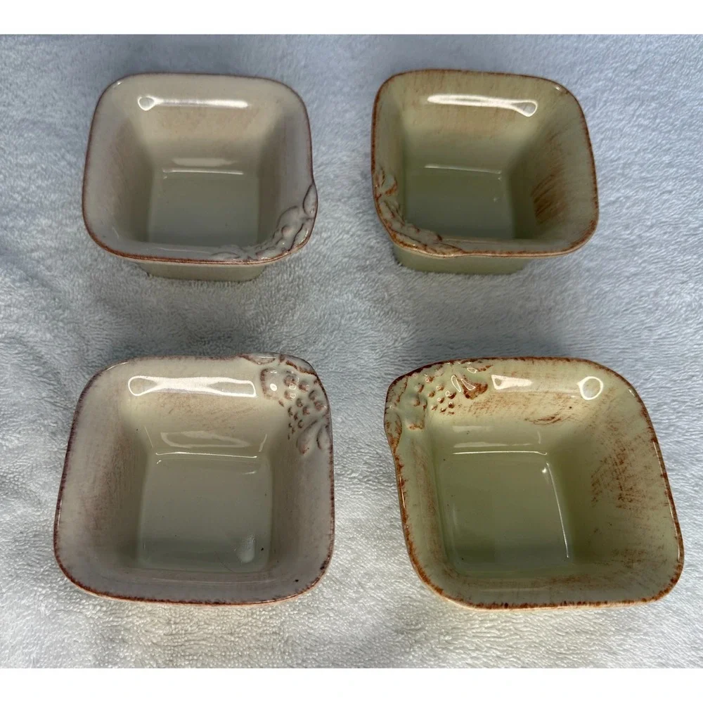Casafina Casa Stone Madeira Harvest Square Ramekin 3.5